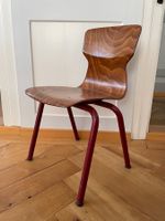 Vintage Kinderstuhl, Schulhausstuhl von Eromes