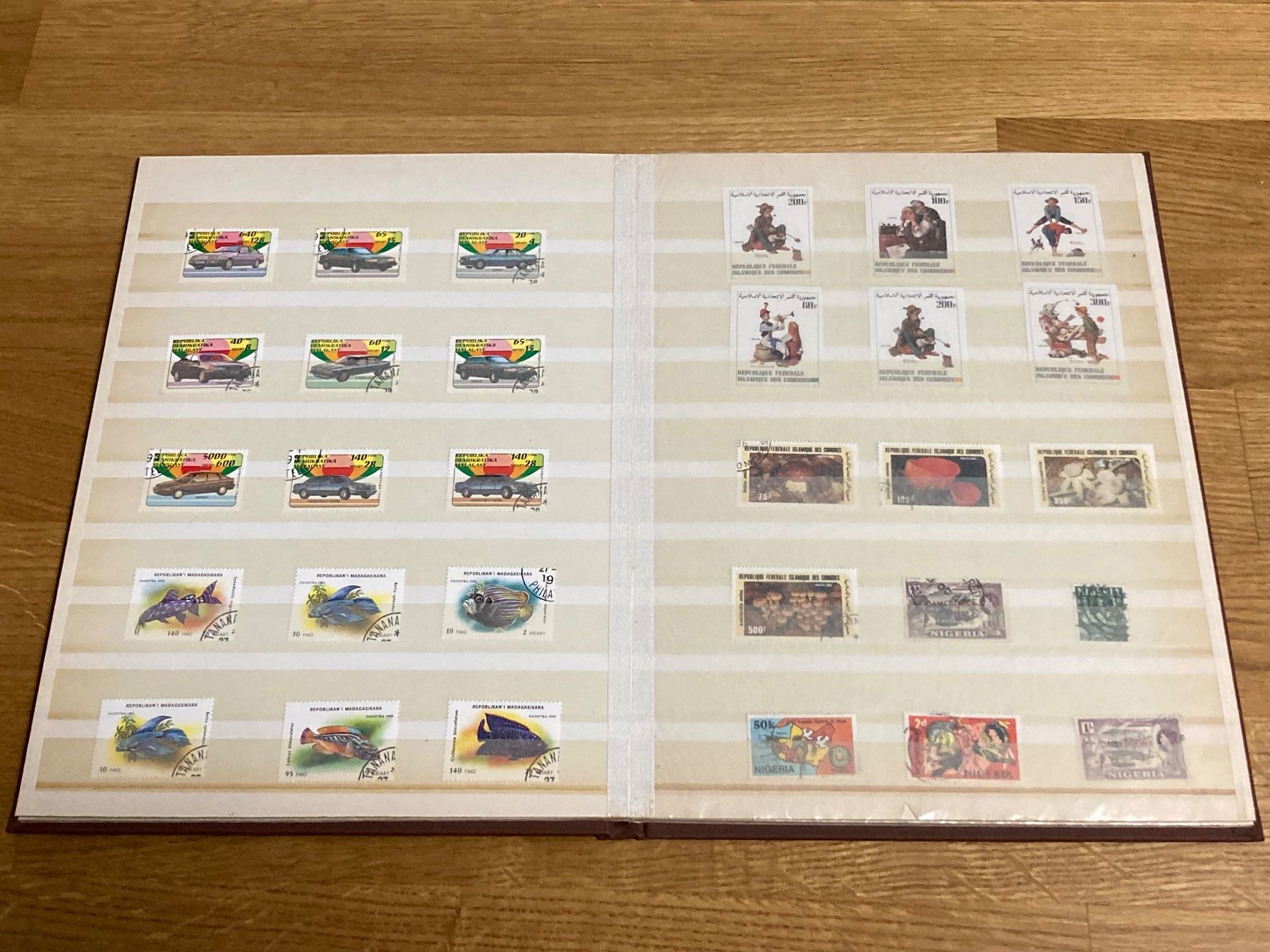 Alle Briefmarken: Africa Briefmarken album – Gebraucht aus Riehen von vernizi 4
