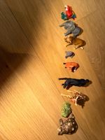Lot figurines animaux miniatures — safari, ferme, jungle