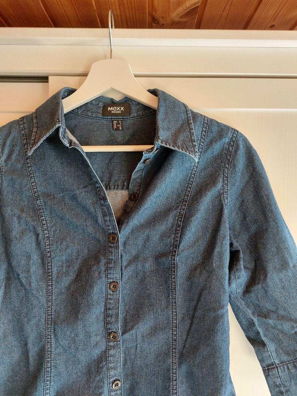 Mexx Blusen: Jeansbluse MEXX, Gr. 34, Top Zustand – Gebraucht aus Titterten von fra_v27g 1