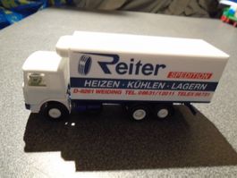 Modell Lastwagen Reiter Spedition, weiss