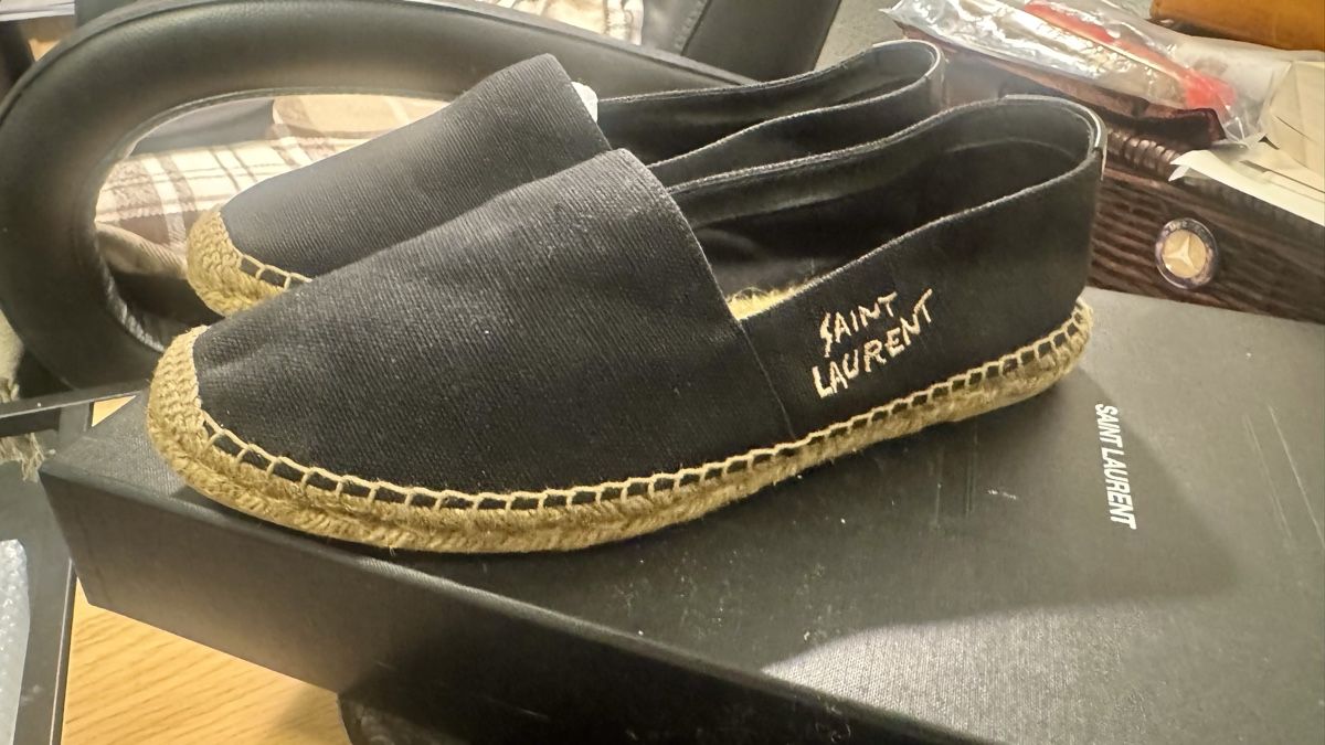 Saint Laurent Scarpe da uomo: Saint Laurent Black Canvas Espadrilles - 44 1/2 – Usato da Brugg AG venduto da GiovanniVercetti 1