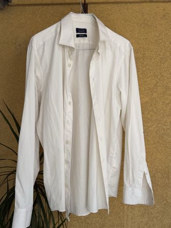 Camicia GAUCHE Slim Fit Taglia L 41/42 100% Cotone