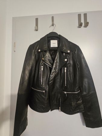 Blouson cuir Mango