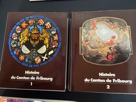 Histoire du Canton de Fribourg. Deux volumes comme neufs