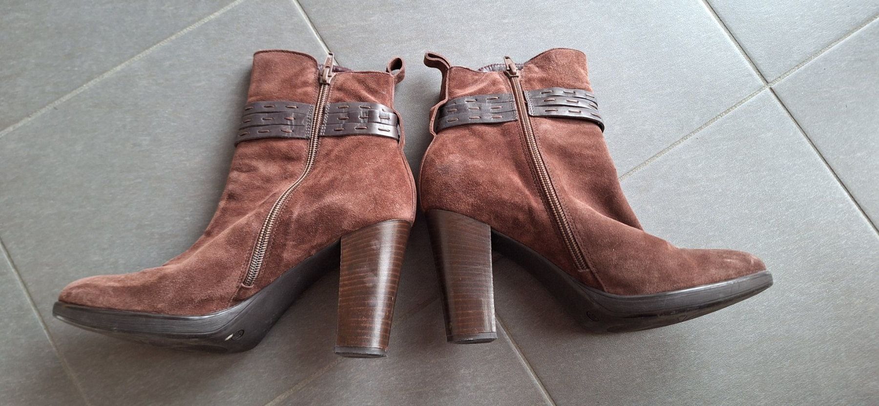 Scarpe da donna: Progetto, bottine brune (daim) – Nuovo (secondo la descrizione) da Lussery-Villars venduto da pousinete02 2