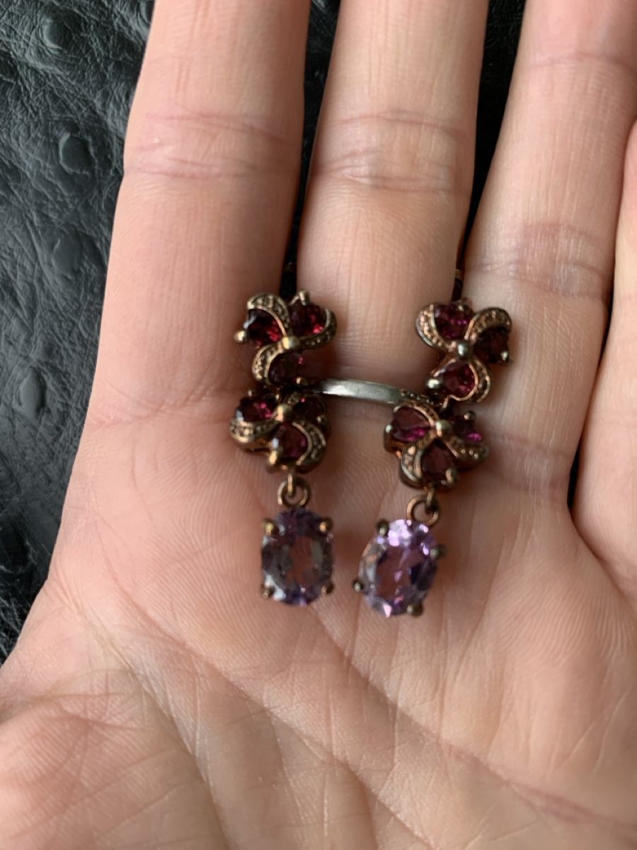 Orecchini pendenti & Orecchini a lobo: Ohrringe mit Amethysten – Nuovo (secondo la descrizione) da Birsfelden venduto da Exclusivity 2