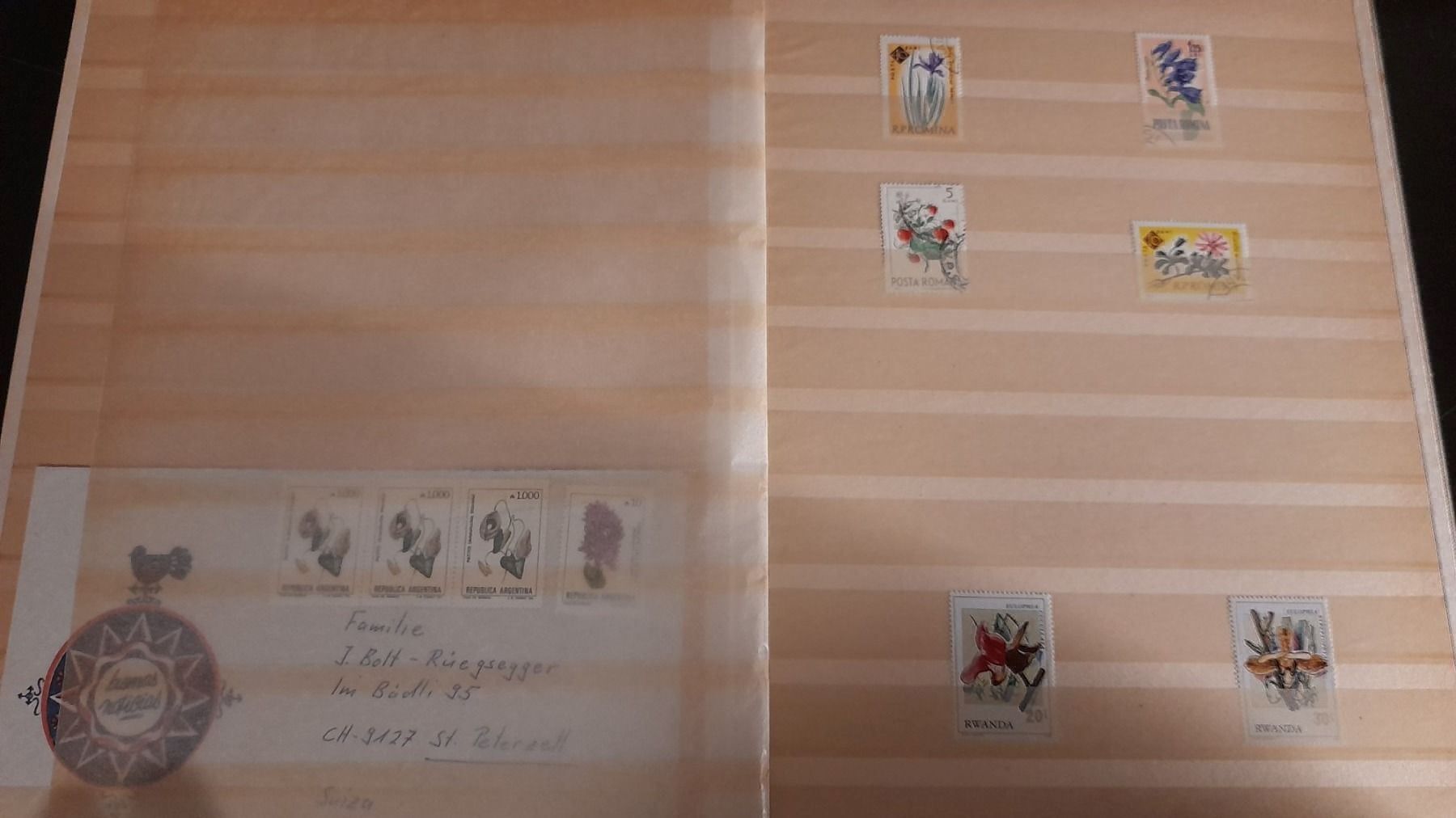 Tutti i francobolli: Motiv Sammlung Blumen – Usato da Balgach venduto da SIMEON27 6