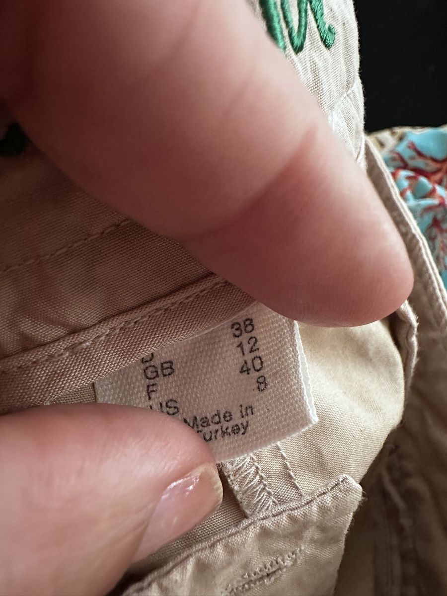 Hessnatur Pantaloni: Hessnatur Hose beige Grösse 38 – Usato da Buchs SG venduto da Sunie 1
