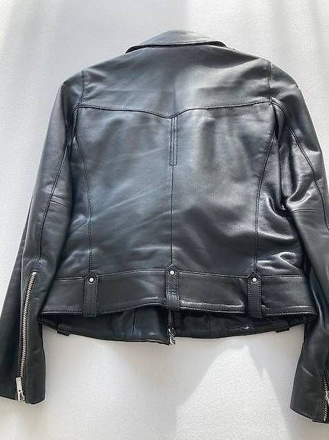 Giacche: The Kooples Lederjacke Grösse 34 schwarz – Usato da Thierachern venduto da Herci 5
