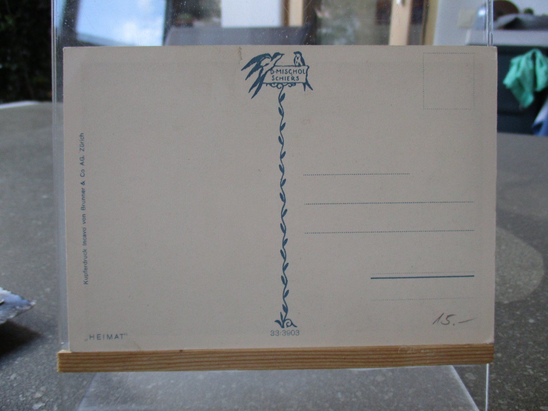 Ansichtskarten: Kirche Sarn Heinzenberg Postkarte  3 – Gebraucht aus Felsberg von sanwill 1