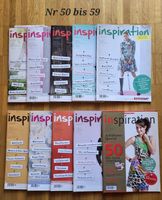 Schnittmuster Inspiration Hefte Nr. 50 bis 59