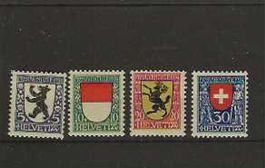timbre Pro Juventute 1924 J29 - J32 ** SBK 15.--