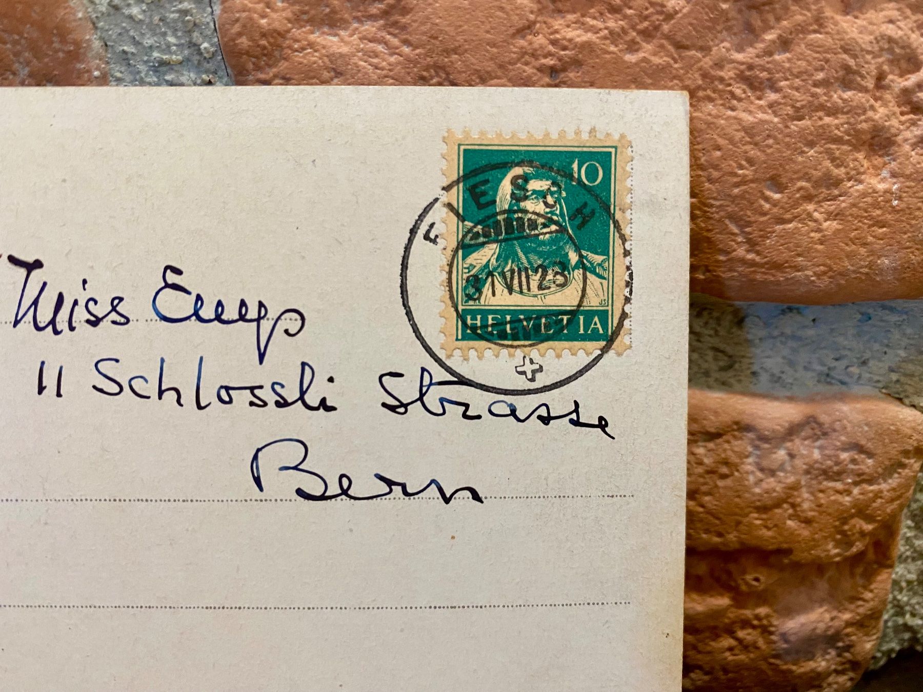 Cartoline postali: 1923 - FURKASTRASSE & Rhonegletscher mit Postauto – Usato da Root venduto da ENGLAND-TREASURES 3