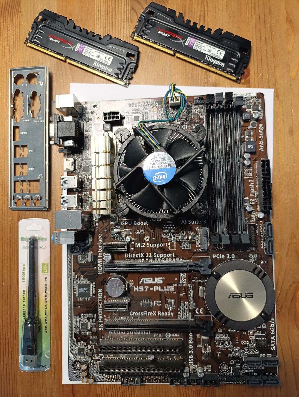 Mainboard ASUS H97-PLUS / i7 4790 /16gb ram (Usato) a Schlieren