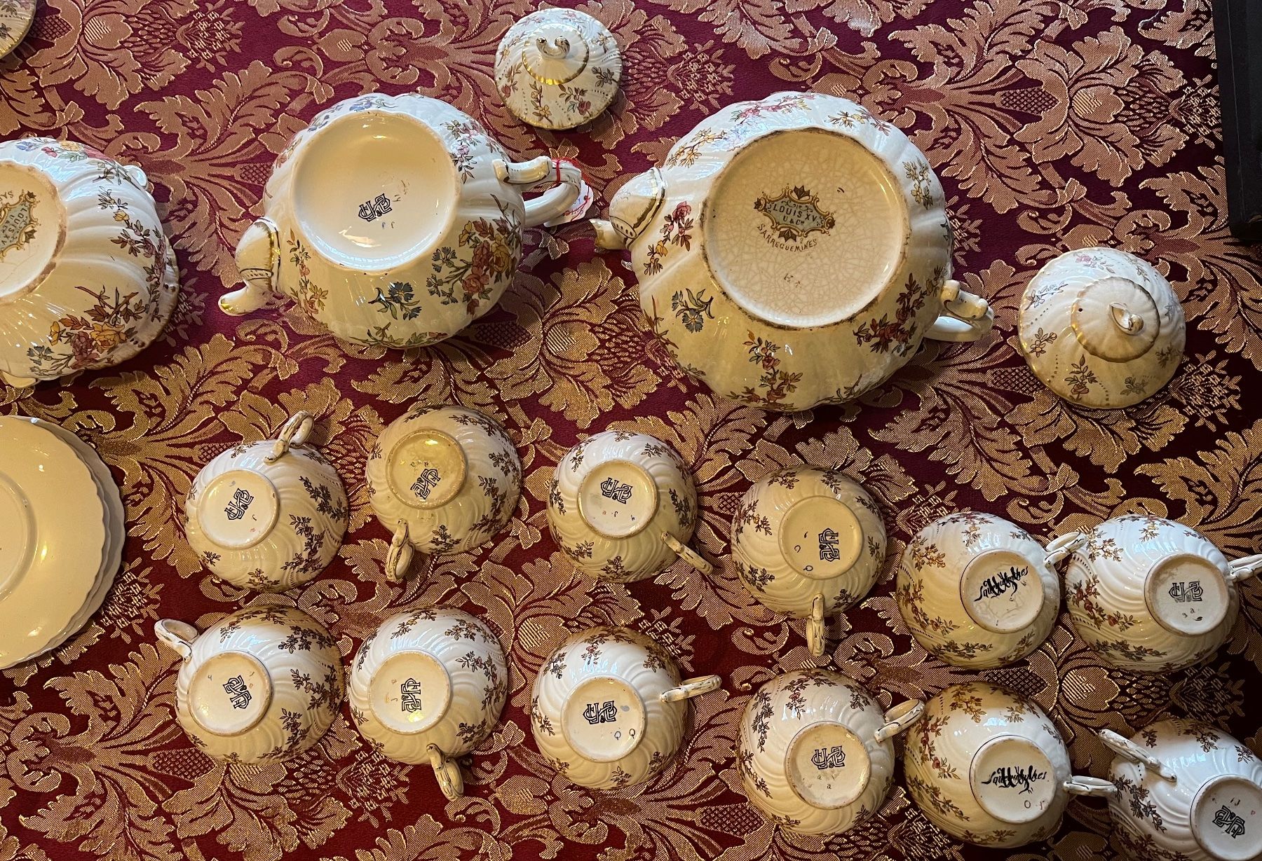 Set di piatti: Sarreguemines Louis XV – Usato da Siblingen venduto da rantiques 3