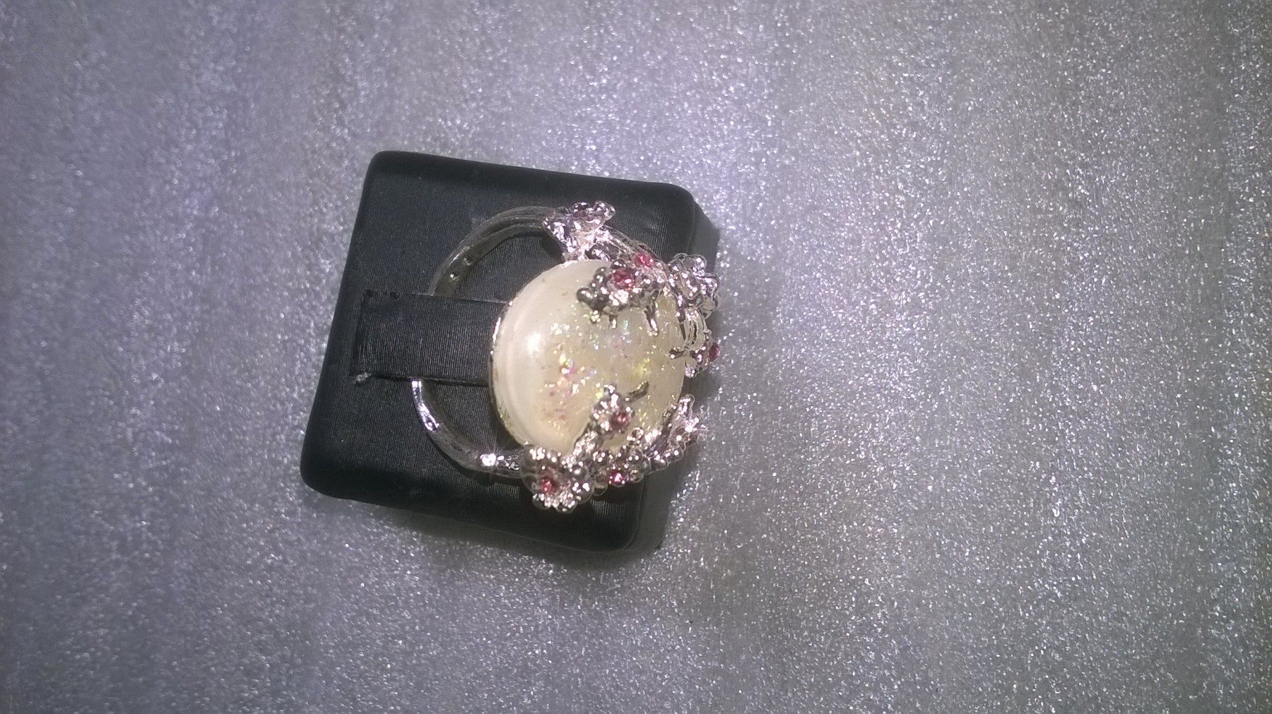 Bagues: ring modeschmuck,,,mit imitation opal,,,glanzig – Neuf (Voir description) à Basel par bijoutrie_4 1