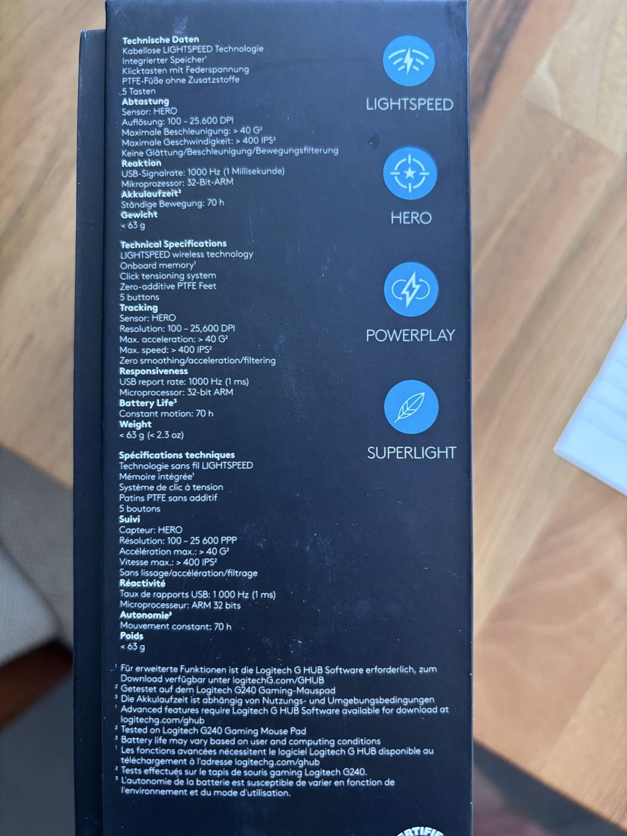Logitech Maus: Souris Logitech Pro X  – Gebraucht aus Courgenay von Mthunderball 1