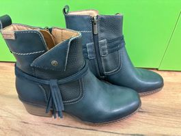 Pikolinos Damen Leder Stiefeletten Blau / Gr. 35 NEU!!!
