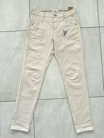 Leichte Damen Hose von NILE Gr S, NEU Tapered long Baumwolle