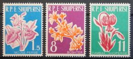 Albanien Kat. 633-635 ** 1961 Kat 15 Euro