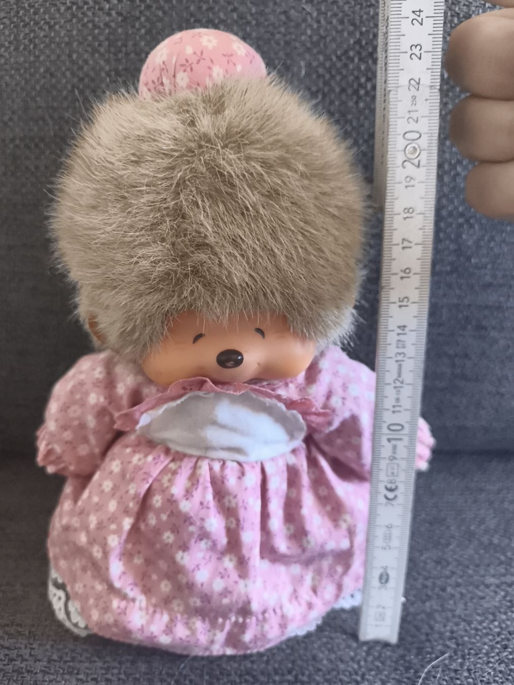 Statuette: Süsser Monchhichi Gr. 20cm mit Kleid – Usato da Gettnau venduto da guerkli36 1
