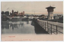 Brücke in Rapperswil/St.Gallen gelaufen