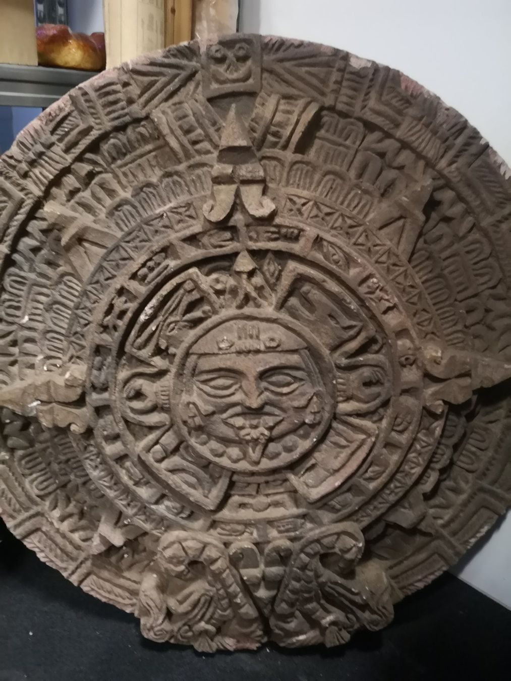 Sculture & Statue: Der Stein der Sonne Mexico Sonnenstein Mexiko Kalender-Stein – Usato da Kloten venduto da Thaipc 2