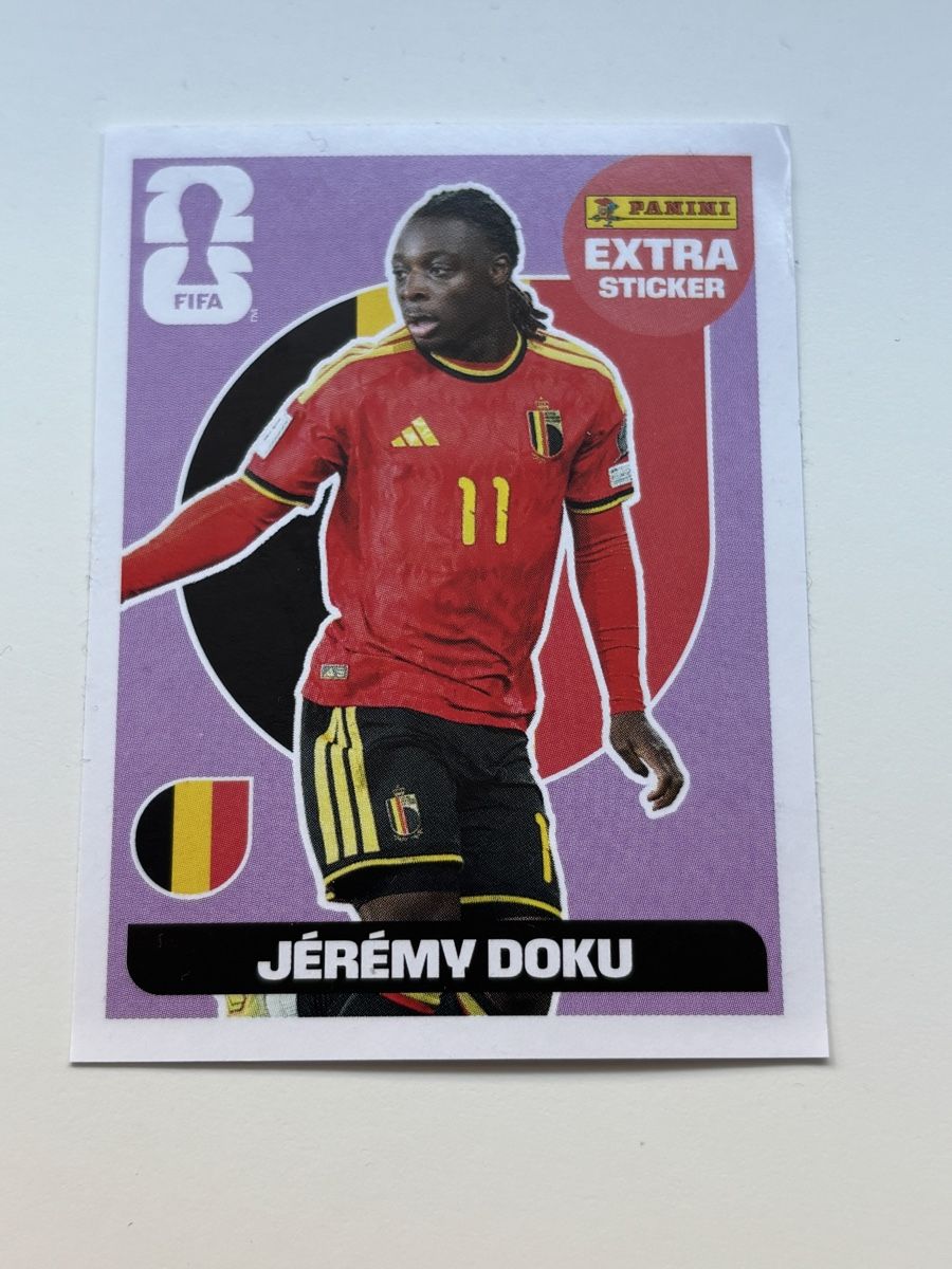 Panini Sammelbilder & Trading cards: Jérémy Doku Extra Sticker Panini Regular – Neu (gemäss Beschreibung) aus Breitenbach von Dt2000