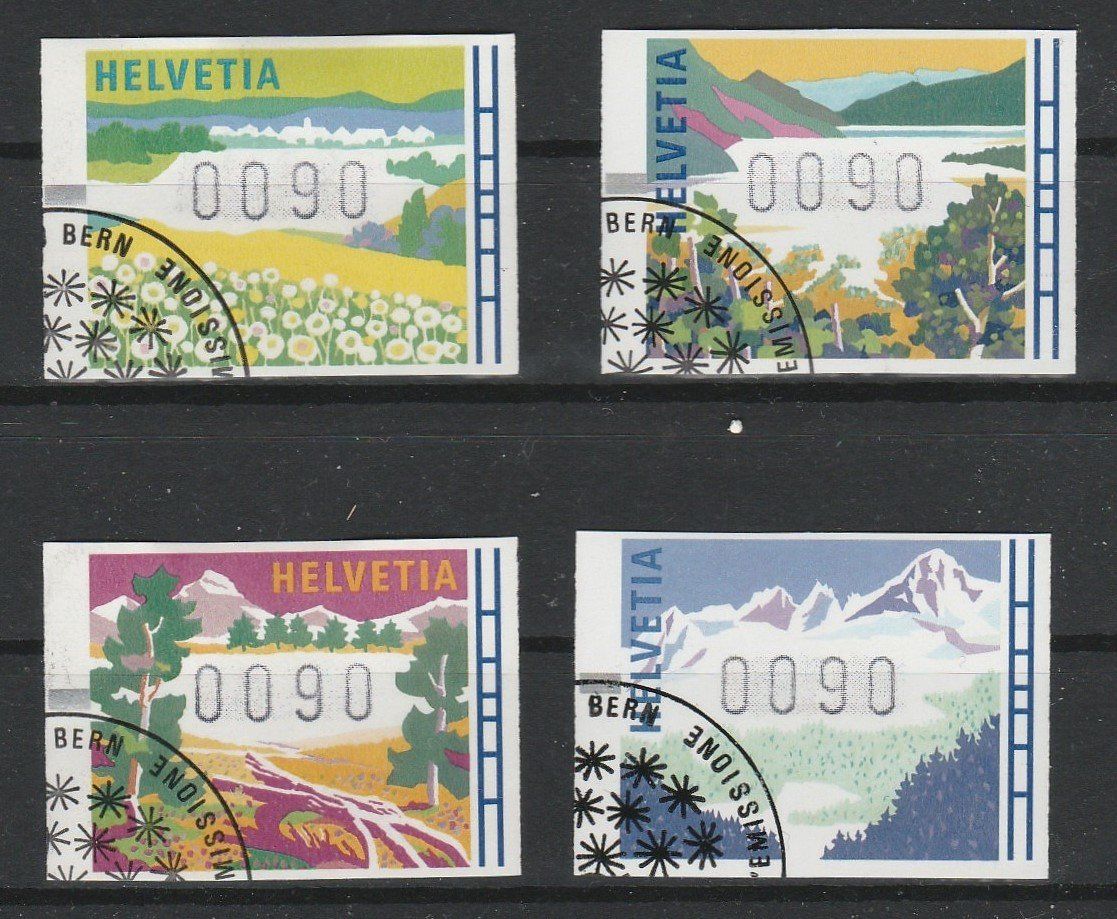 Tutti i francobolli: Serie mit ET - Eckstempel – Usato da Oberglatt ZH venduto da Wiedmi6