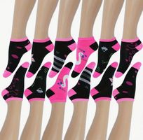 6 x Sneaker-Socken-verschiedene Motive- Einheitsgrösse 36-40
