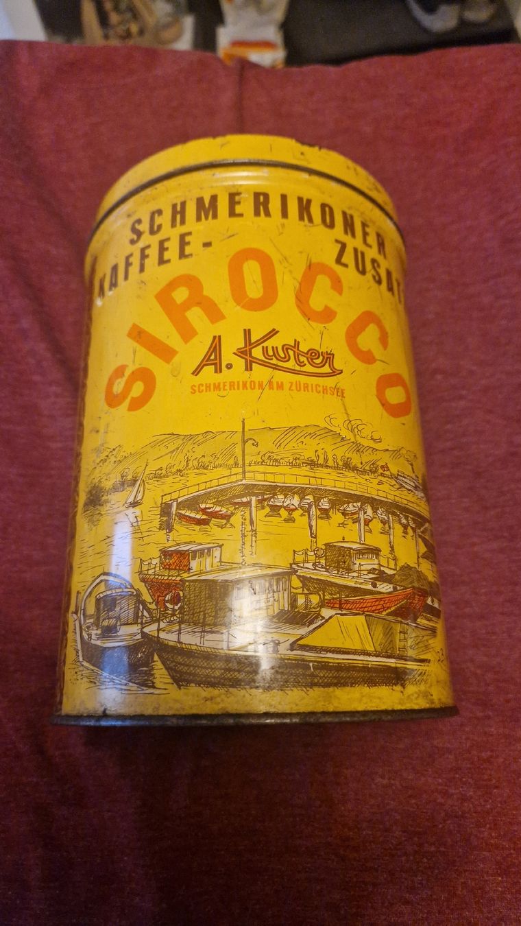 Alle Dekorationen: Blechdose Kaffee Sirocco Uznach – Gebraucht aus Wetzikon ZH von Oldieslover 1