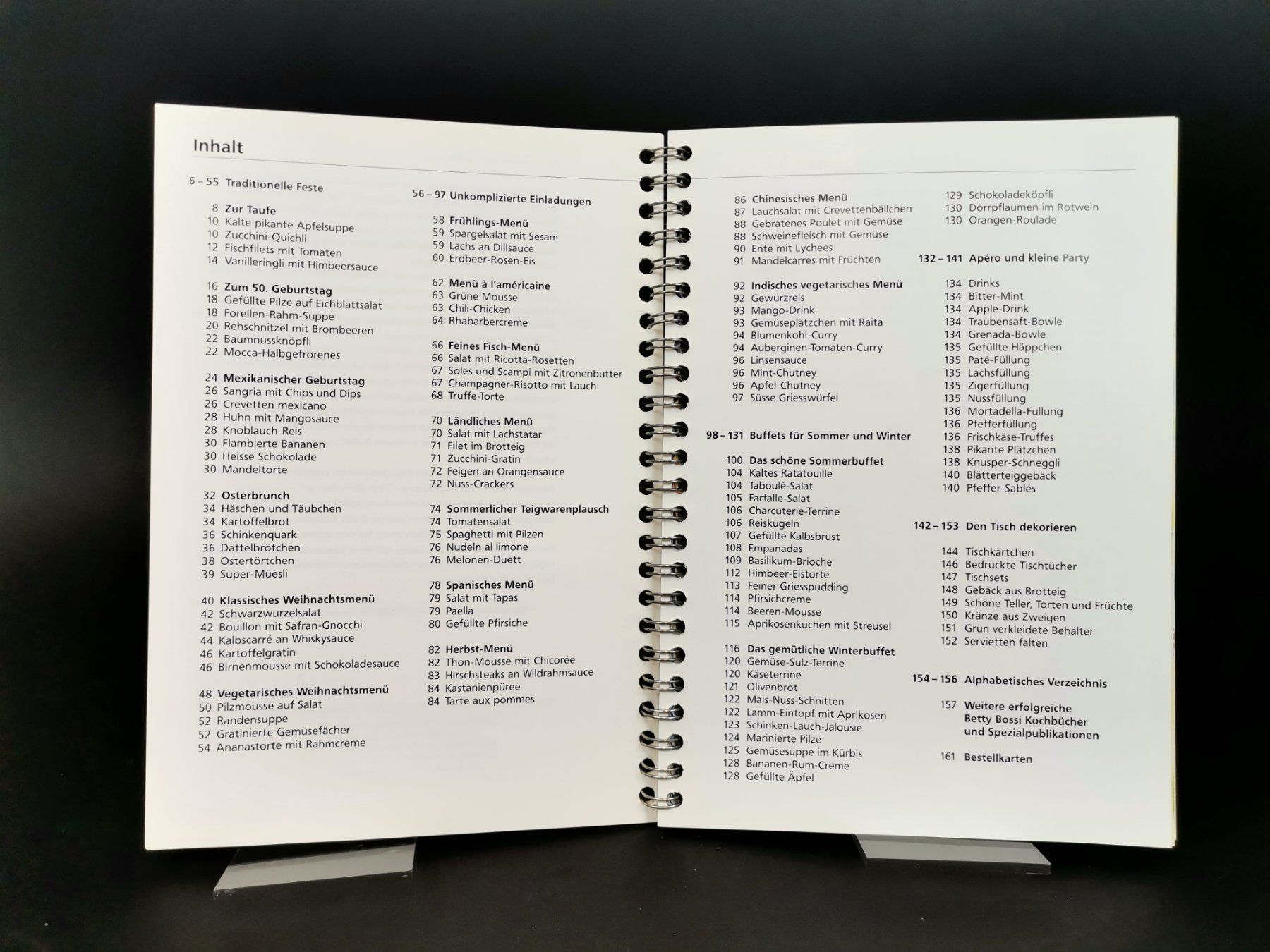 Libri: BETTY BOSSI Festliche Menüs – Usato da Schaffhausen venduto da Restwert_SH 5