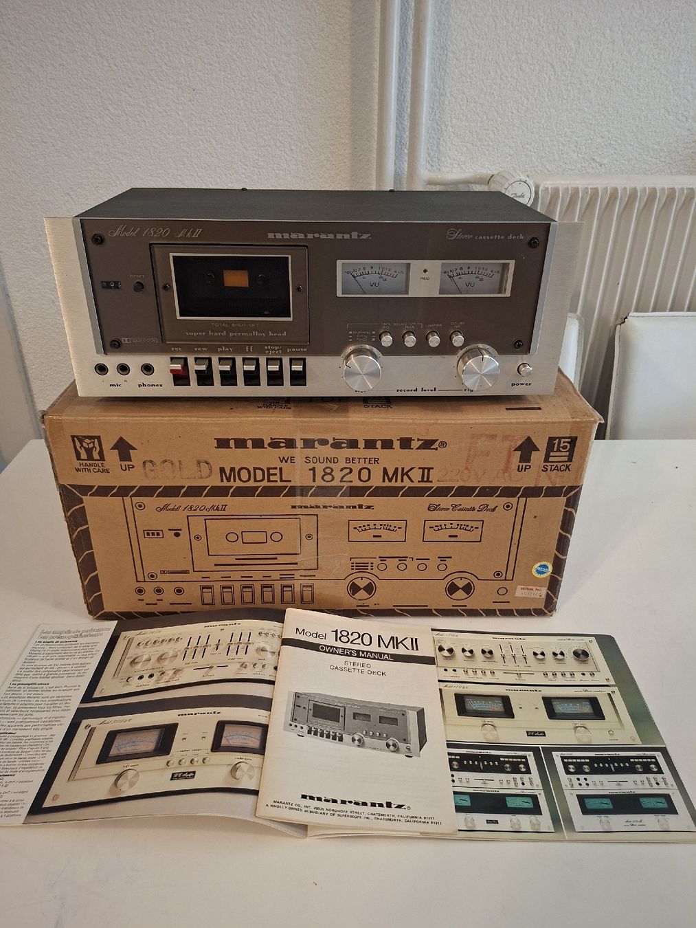 Marantz Apparecchi a nastro: Marantz 1820 MK2 Kassettendeck – Usato da Wangen an der aare venduto da swiss.antik