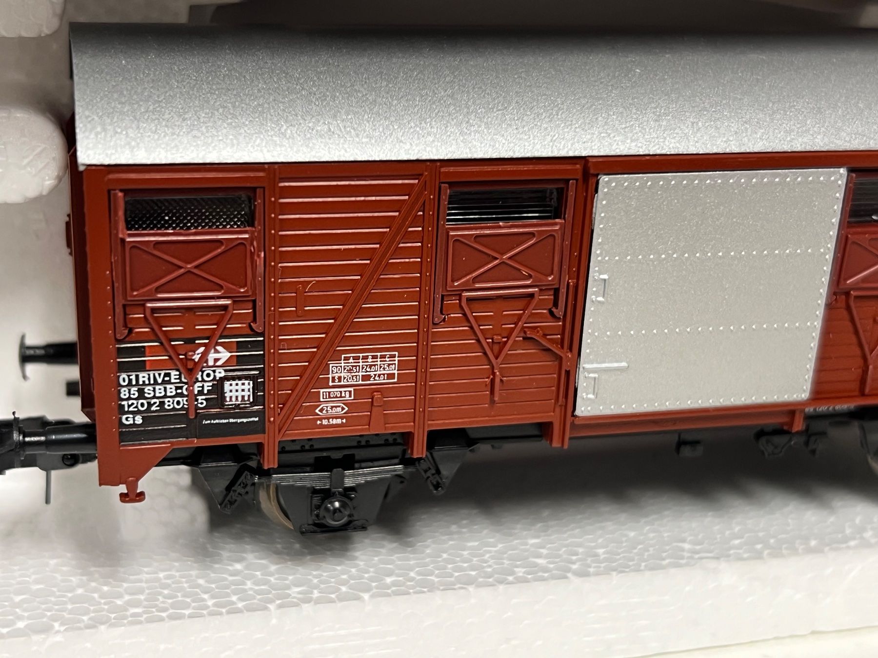 Roco Modellini di ferrovie: Roco 46254 Güterwagen SBB-CFF H0 DC – Nuovo e nell'imballaggio originale da Geroldswil venduto da TopTrain54 1