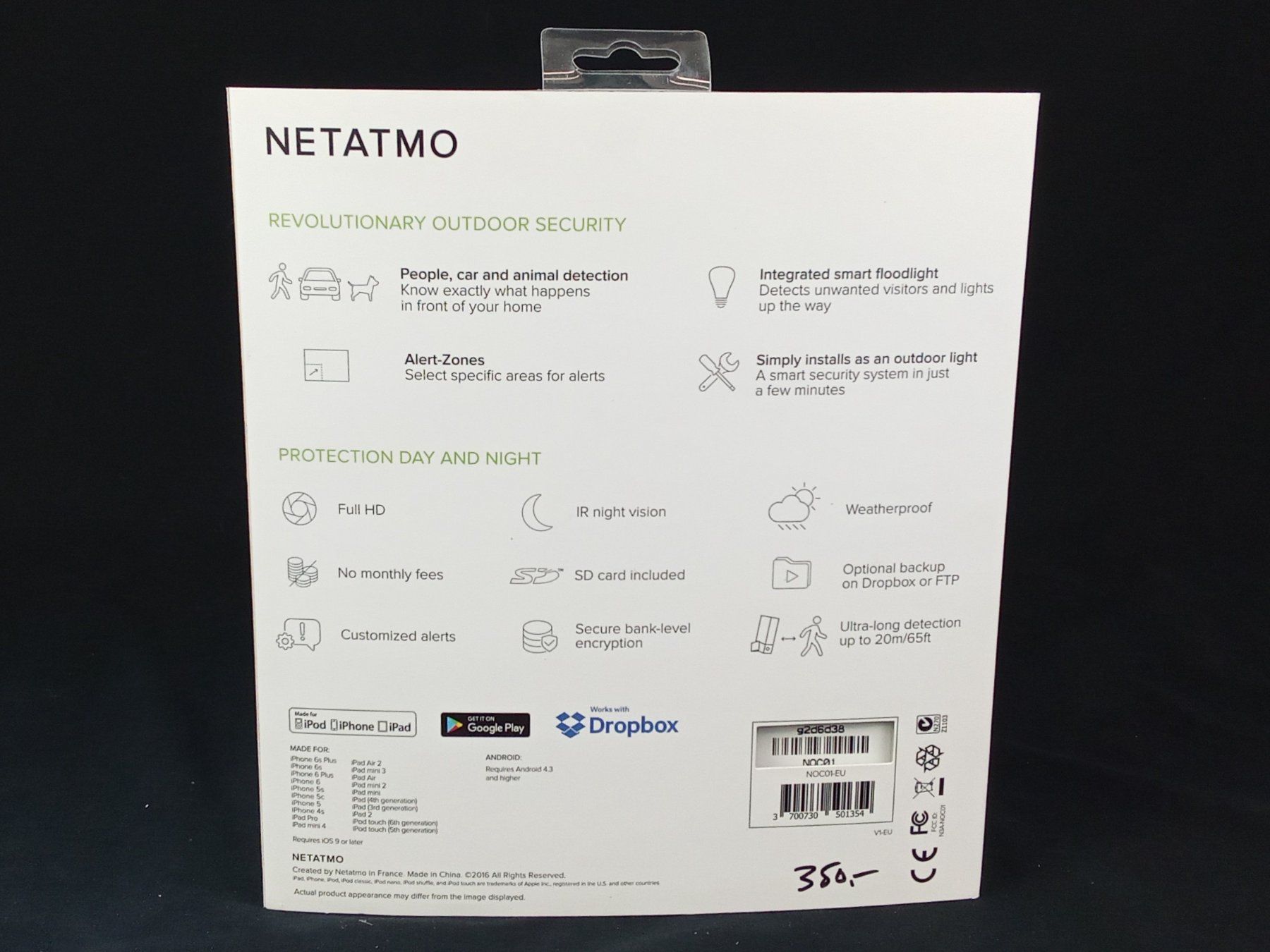 Netatmo Alarmanlagen: Netatmo Presence Full-HD IP Kamera – Gebraucht aus Pratteln von Restwert_Pratteln 8