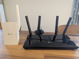 TP-Link Wifi-6 Router Archer AX10 und Wifi Extender RE505X