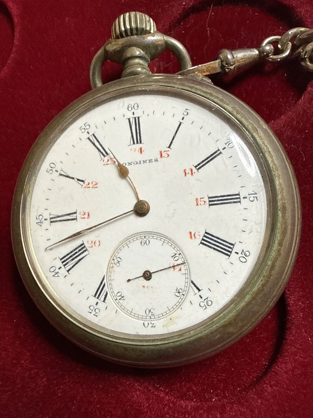 Longines Orologi: Longines Taschenuhr 54 mm – Difettoso da Pfeffingen venduto da Allhandelklgwatches