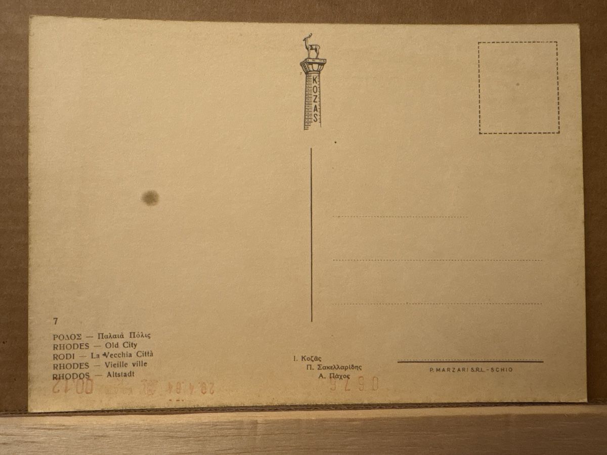 Cartoline postali: AK von Rhodos – Usato da Rümlang venduto da Kartenpost1 1