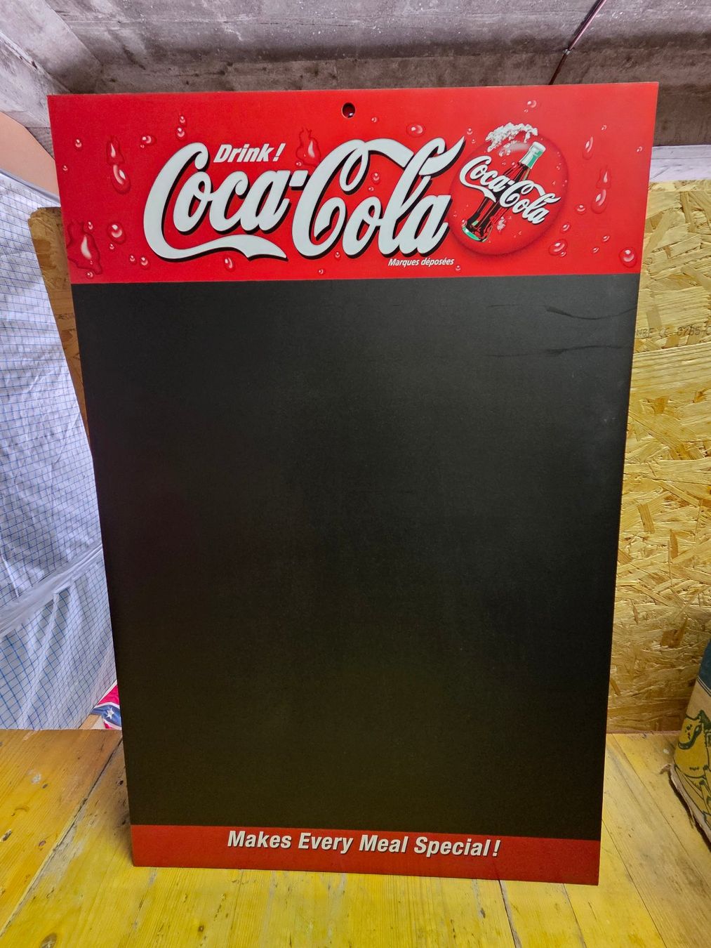 Coca-Cola Ecriteaux: Coca-Cola MenuTafel – D'occasion à Mollis par Cadillac58
