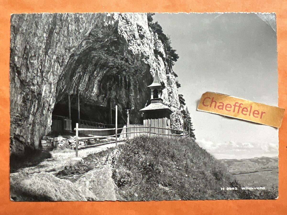 Cartes postales: H 9843 Wildkirchli Appenzell – D'occasion à Zürich par Chaeffeler