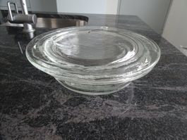 Glasi Hergiswil,GRATINFORM MIT DECKEN 1XGEBRAUCHT VINTAGE  A
