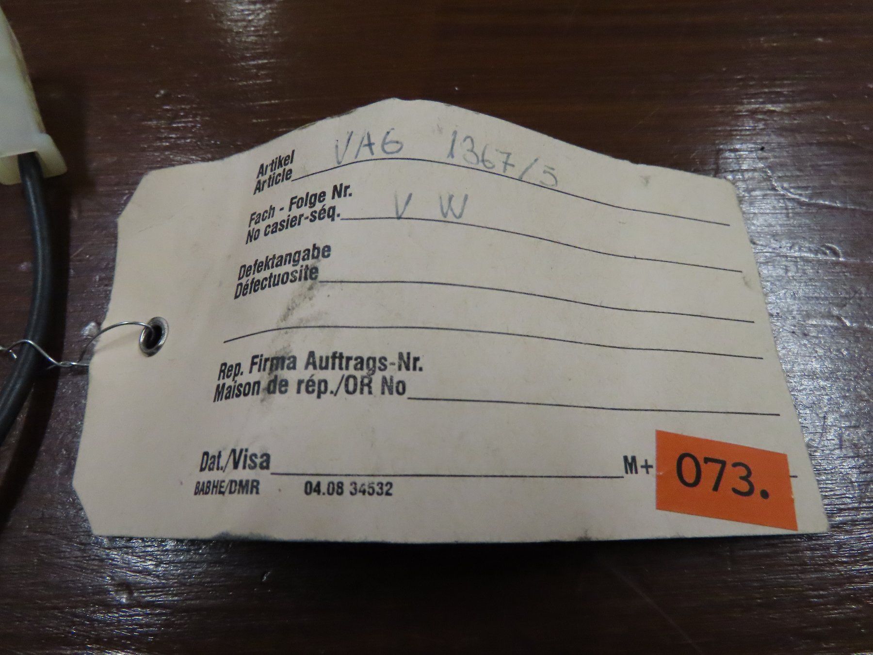 Cavi: Adapterkabel VW 1367/5 – Usato da Alpnach-Dorf venduto da Hess-Automobile 2