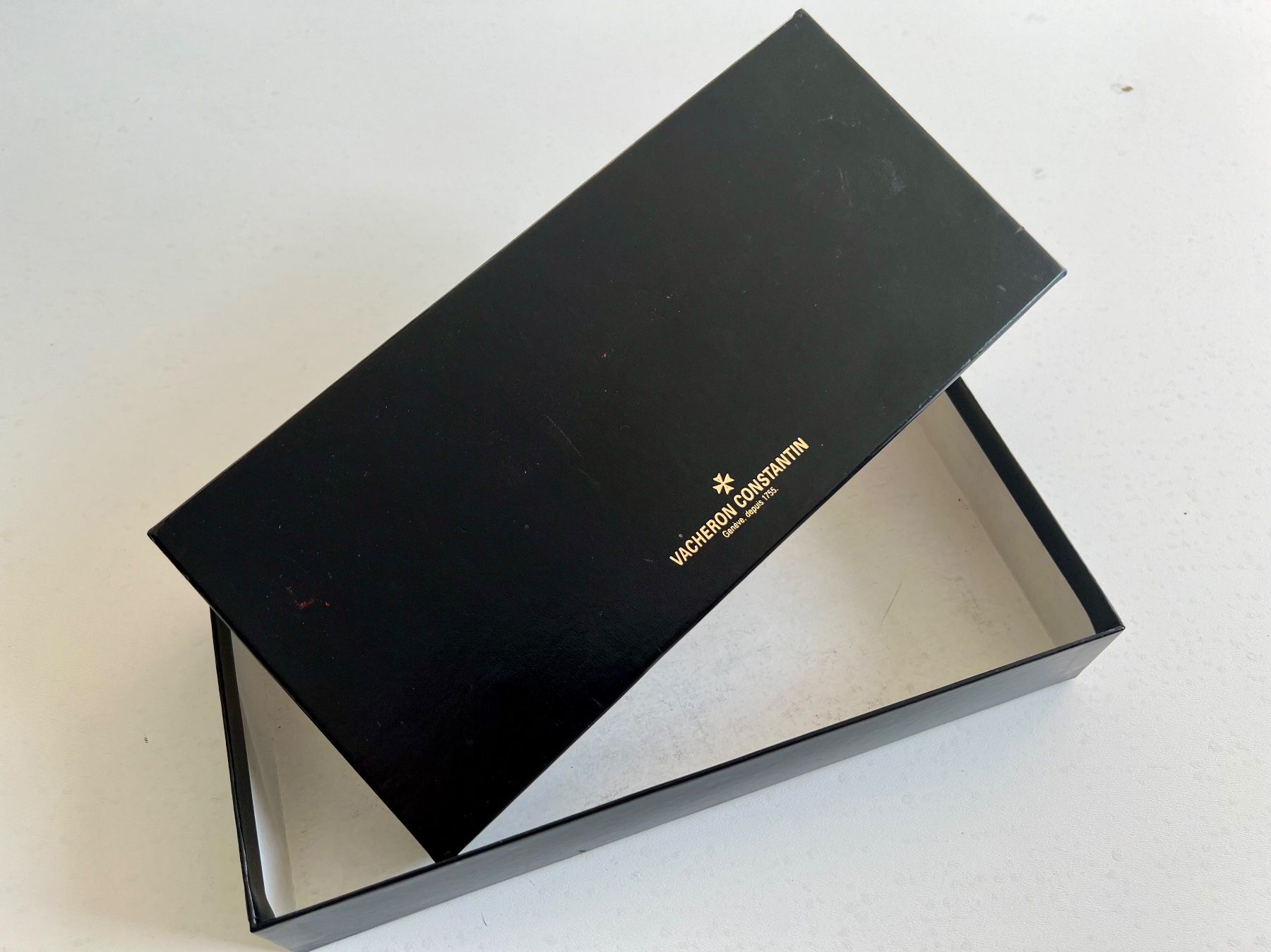 Vacheron Orologi: VACHERON CONSTANTIN vintage long black outerbox – Usato da Mont-sur-Lausanne venduto da vmi_ym5l
