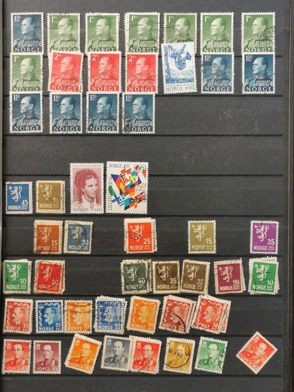 Alle Briefmarken: Norwegen – Gebraucht aus Aadorf von Chnorli-Furz 4