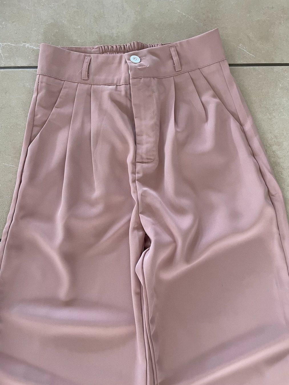 Pantaloni: Elegante Wide-Leg-Hose hoch tailliert altrosa Gr. 36 – Nuovo (secondo la descrizione) da Schindellegi venduto da Moom1402 2