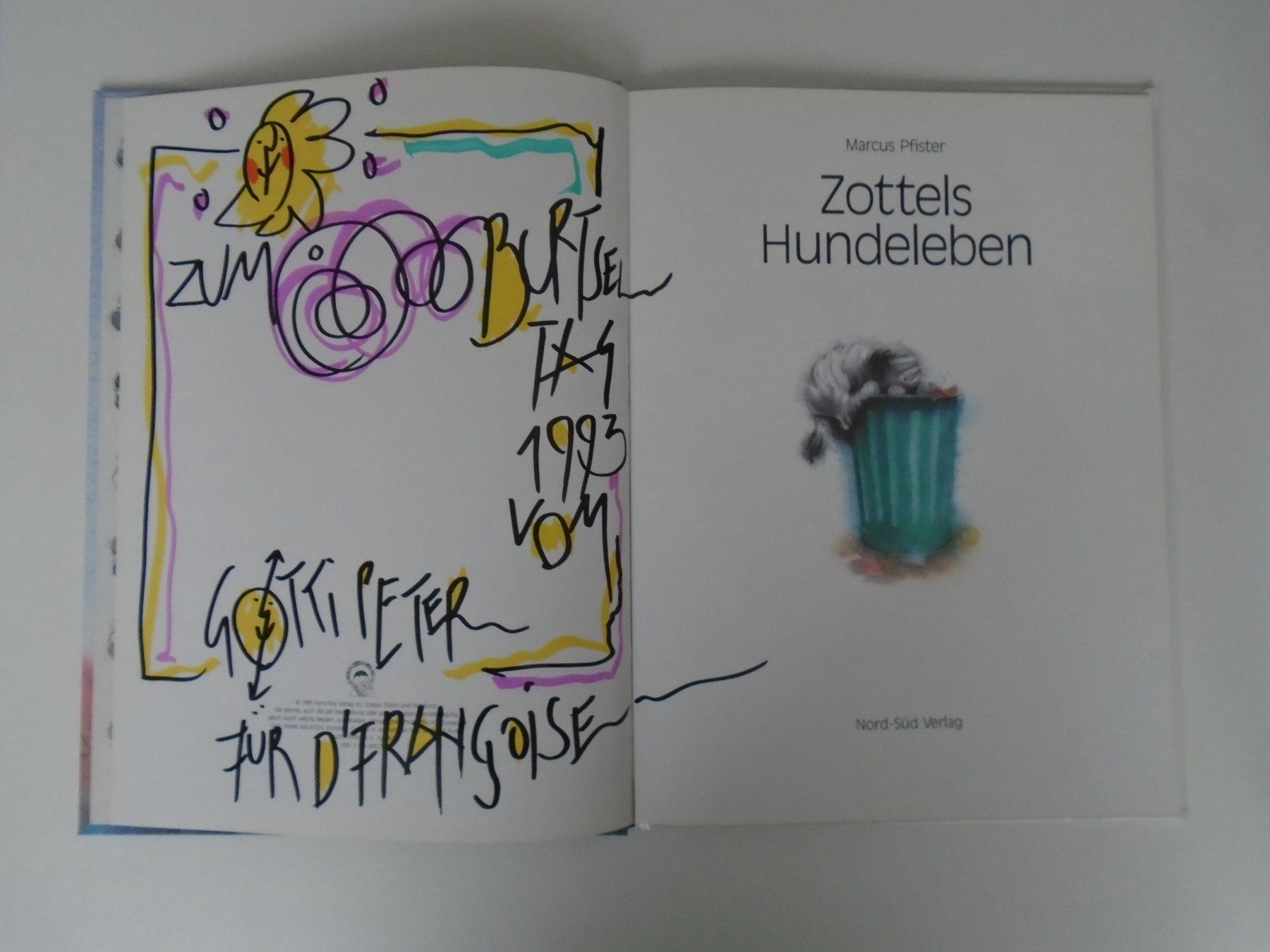 Libri: Zottels Hundeleben - Marcus Pfister – Usato da Pfeffingen venduto da Intertandem 3