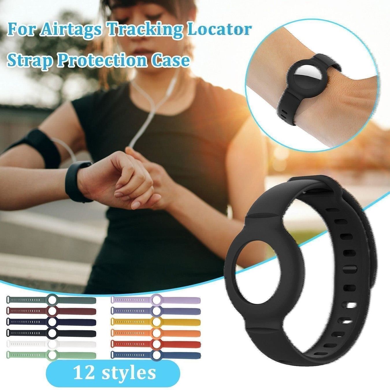 Armbänder & -reifen: Bracelet pour AirTag Anti-Perte – Neu und originalverpackt aus Gurmels von Swisspod 2