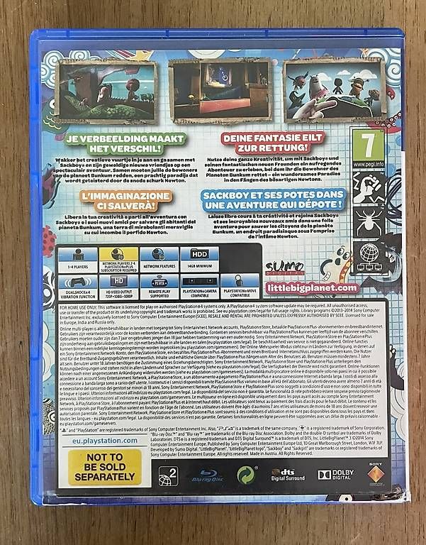 Jeux: Little Big Planet 3 PS4 – D'occasion à Steffisburg par LW26 1