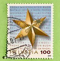 Nr.1292 Stern Sondermarken Weihnachten GESTEMPELT 2008   